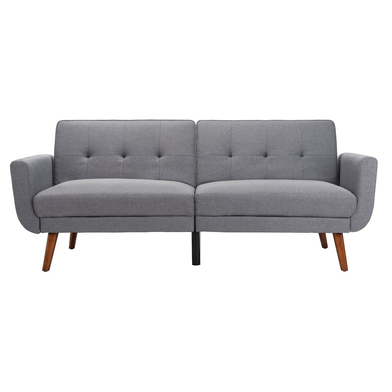 SAFAVIEH Bushwick Mid-century Foldable Futon Sofa Bed - 82.3" x 34.3" x 34.3"