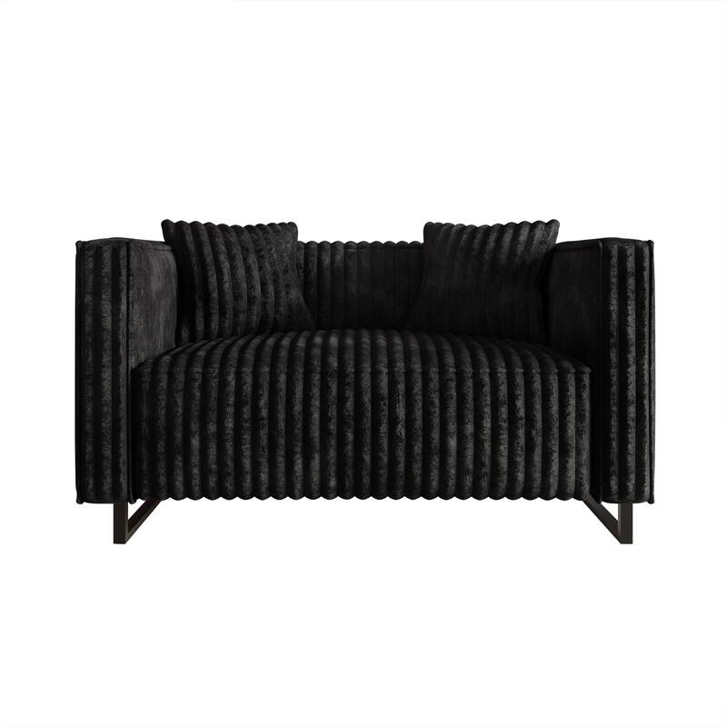 CraftPorch Mid Century Modern 3- Pieces Upholstered Living Room Set