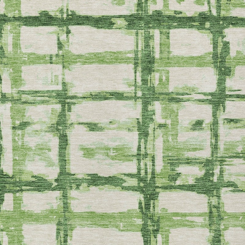 HomeRoots Striped Transitional Rectangle Outdoor Rug