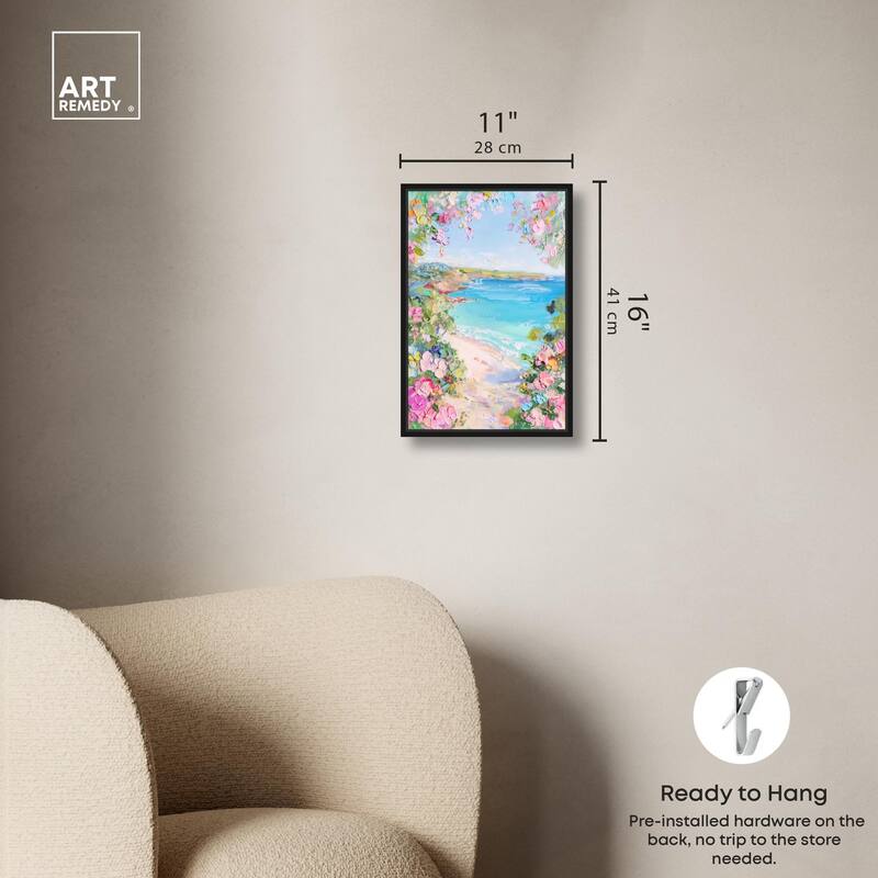 Hillside Harbor View II Canvas by Art Remedy