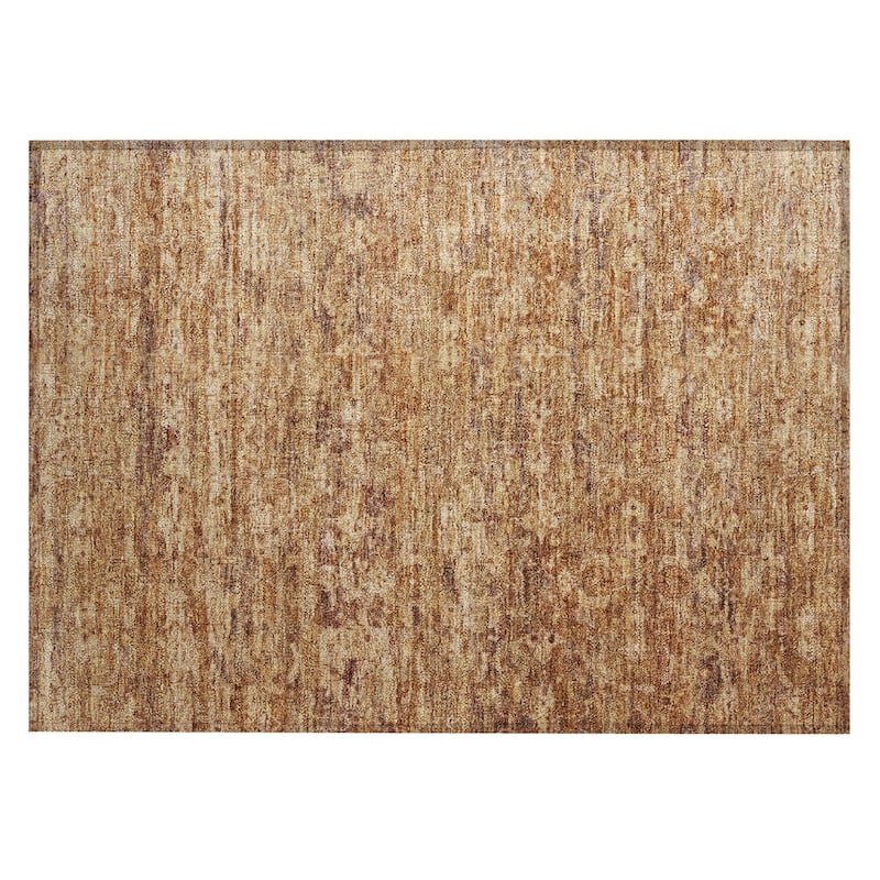 Machine Washable Indoor/ Outdoor Traditional Harmony Chantille Rug