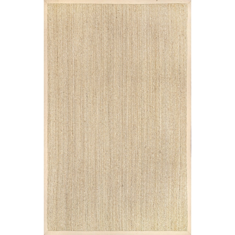 Nuloom Geometric Natural Fiber Seagrass Chevron Area Rug