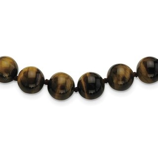 BlackCat Brown Tigers Eye Long Oval Gemstone Pendant BlackCat Brown Tigers Eye Long Oval Gemstone Pendant