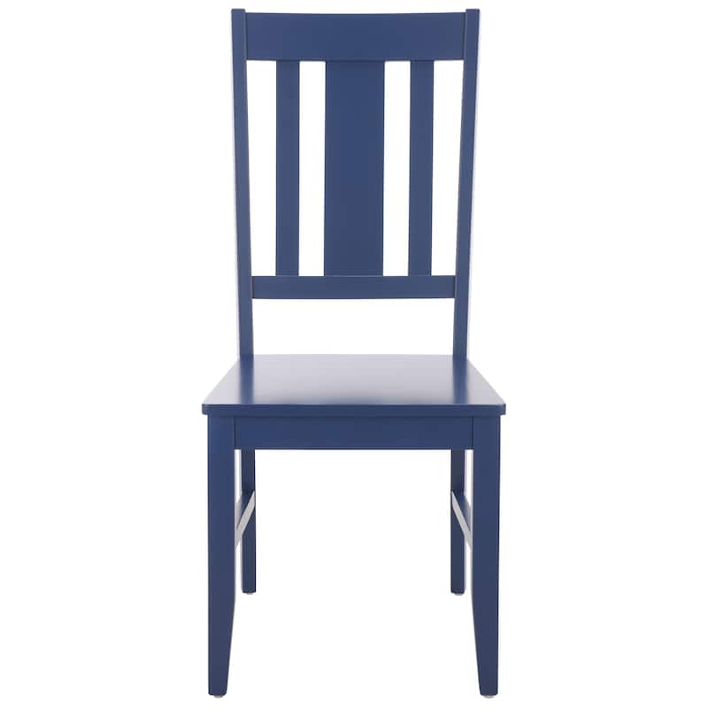SAFAVIEH Home Roswitha Slat Back Side Chair - 18"W x 22"D x 39"H