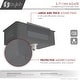 preview thumbnail 7 of 15, STYLISH 30 inch Graphite Black Stainless Steel 16G Undermount Kitchen Sink - 30" x 18" x 9"