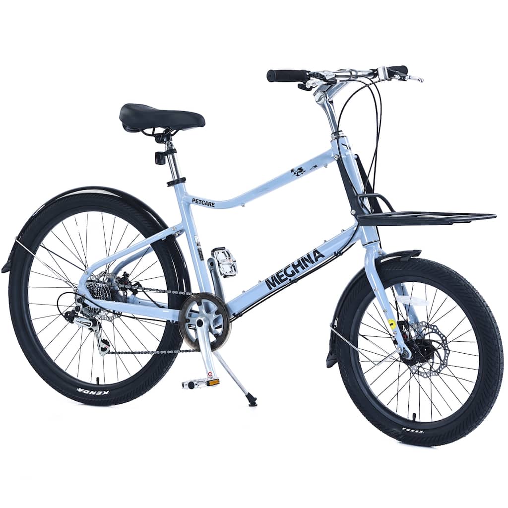 Cargo Bike - Aluminum Alloy Frame, 7 Speeds, Multiple Colors, Unisex - 26