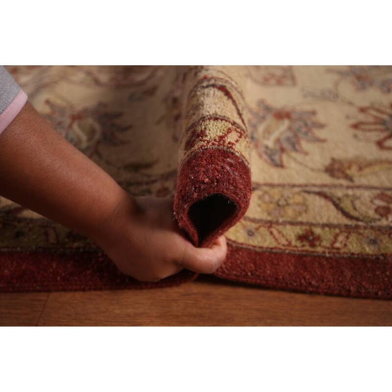 All-Over Floral Peshawar Oriental Large Area Rug Handmade Wool Carpet - 11'8" X 15'0"