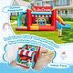 preview thumbnail 9 of 8, Gymax Inflatable Bounce House 5-in-1 Ice Cream Jumping Castle w/ 480W