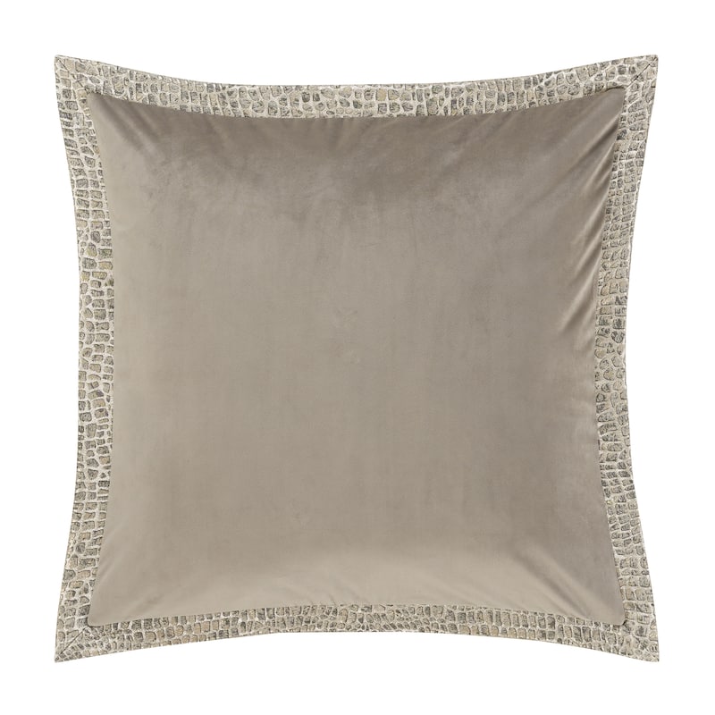 Habitat Euro Sham - Pewter - Euro Square