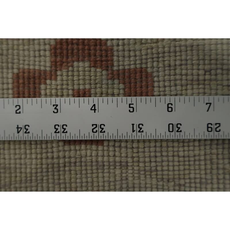 Hand Knotted Oriental 100% Wool Carpet Traditional All-Over Beige & Ivories Ziegler Area Rug - 12' 2'' X 8' 10''