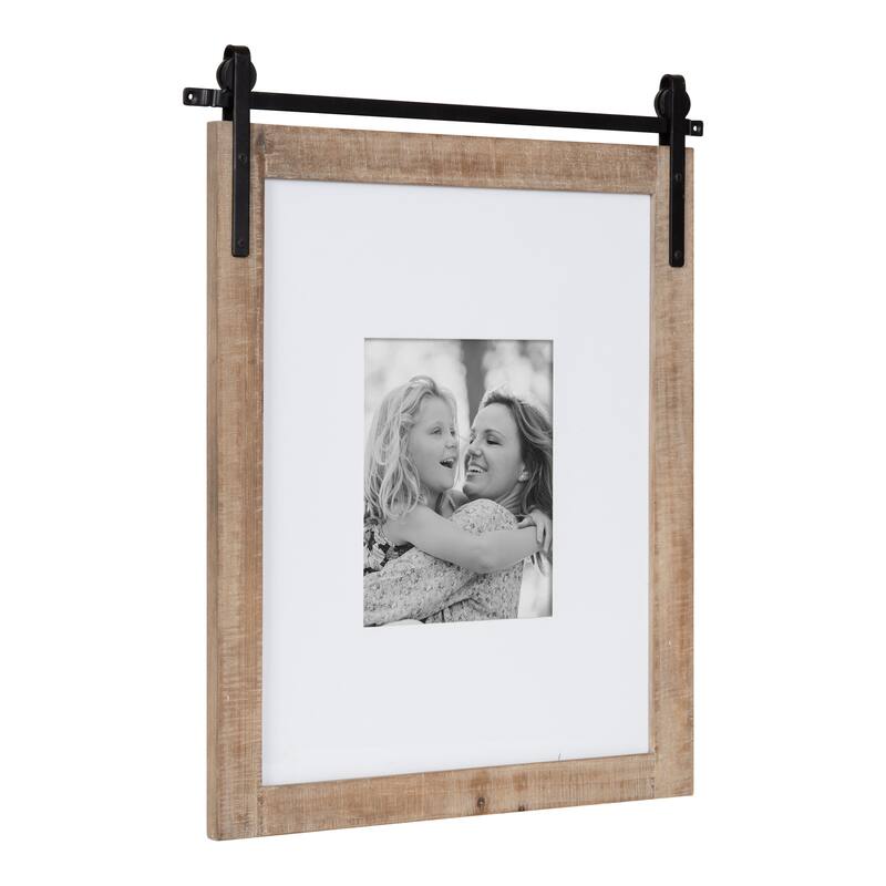 Kate and Laurel Cates Wood Picture Frame - 8x10 - Rustic Brown
