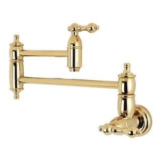 Restoration Wall Mount Pot Filler Kitchen Faucet