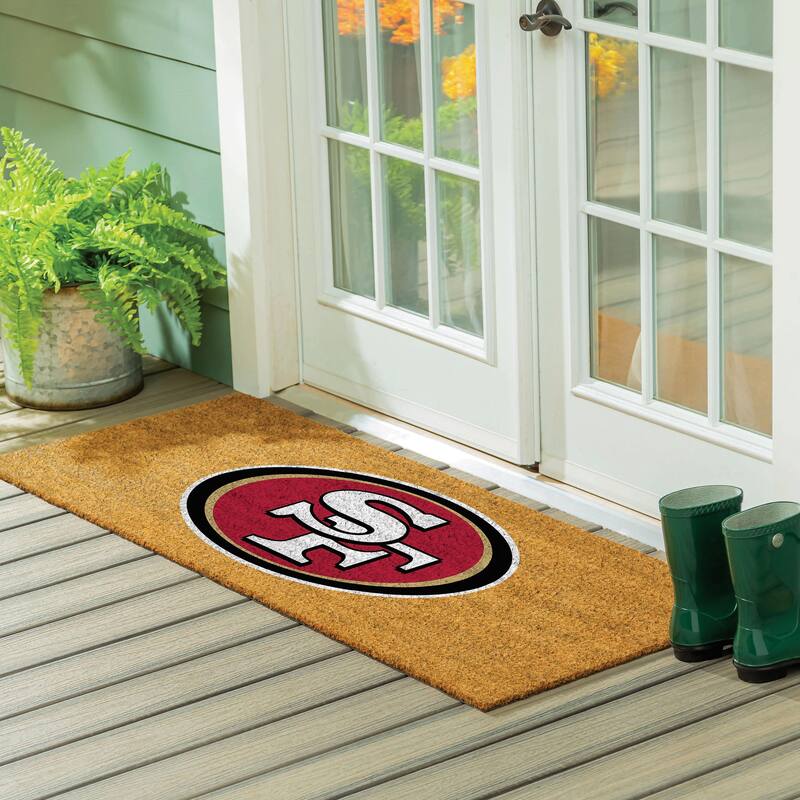 San Francisco 49ers Full Color Indoor/Outdoor Coir Mat - 60" x 24"