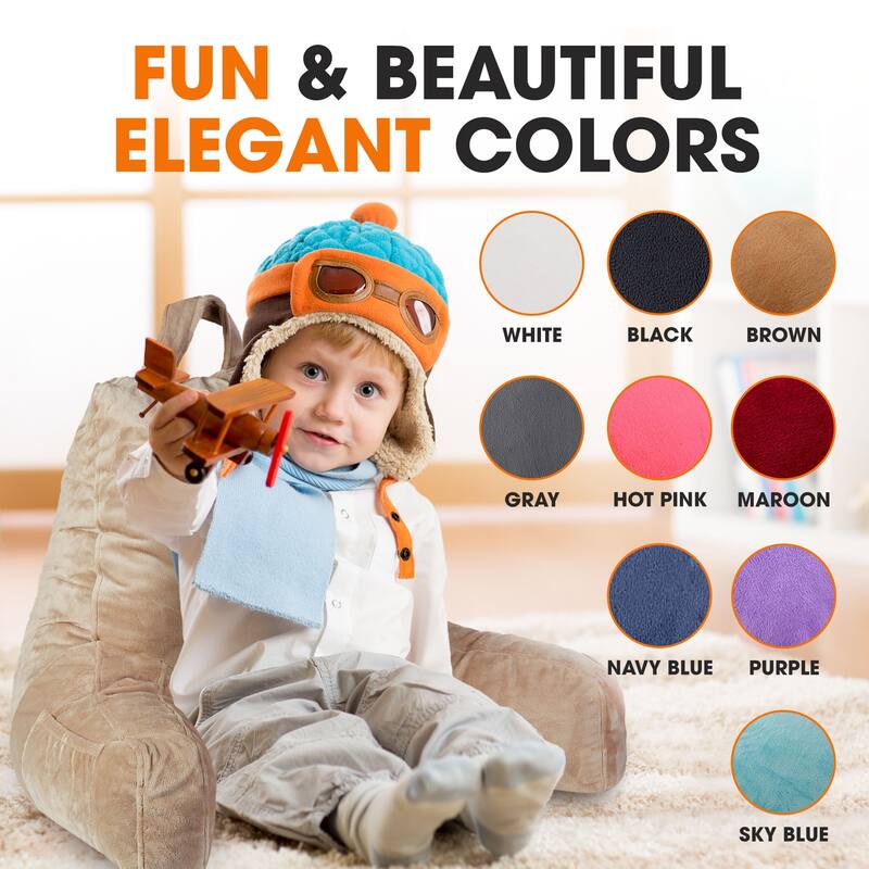 Cheer Collection Kids Memory Foam TV And Reading Pillow