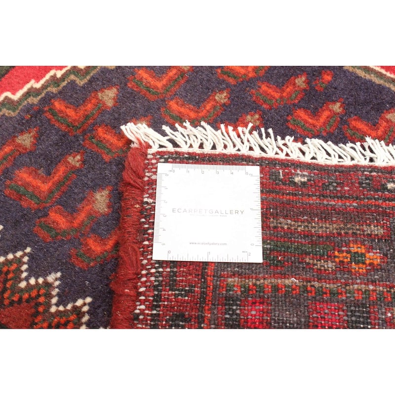 ECARPETGALLERY Hand-knotted Andelz Navy Wool Rug - 3'11 x 6'2