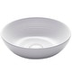 preview thumbnail 1 of 11, KRAUS 13 inch Viva Round White Porcelain Ceramic Vessel Bathroom Sink