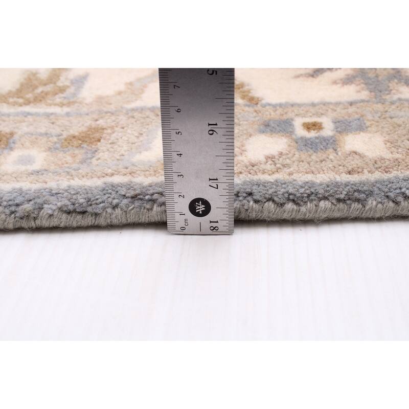 ECARPETGALLERY Hand-knotted Royal Oushak Grey Wool Rug - 9'3 x 11'10