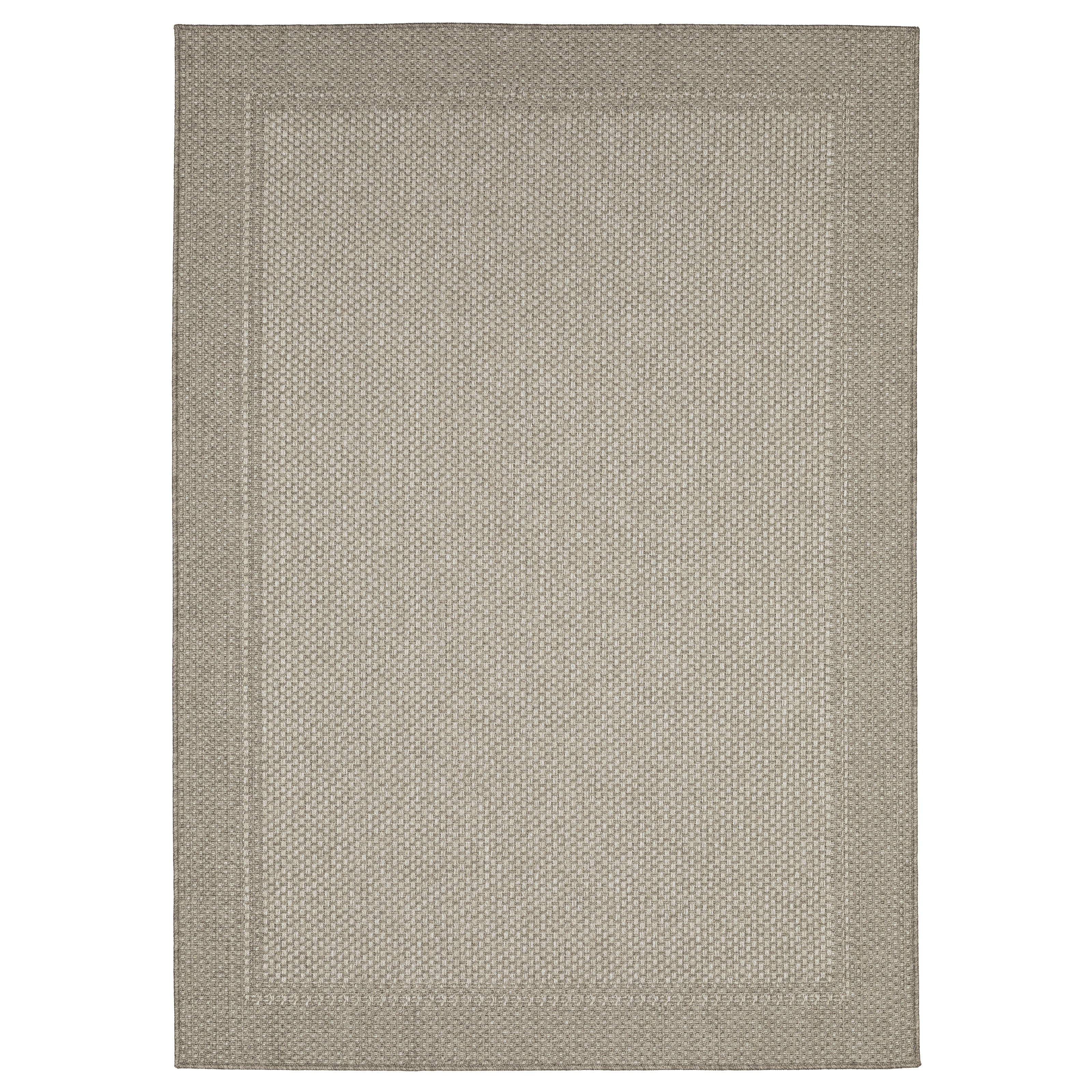 Style Haven Calayan Woven Border Grey Ultimate Performance Area Rug~