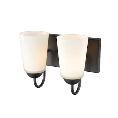 Millennium Lighting Ivey Lake 2 Light 10" Wide Bathroom Vanity Light