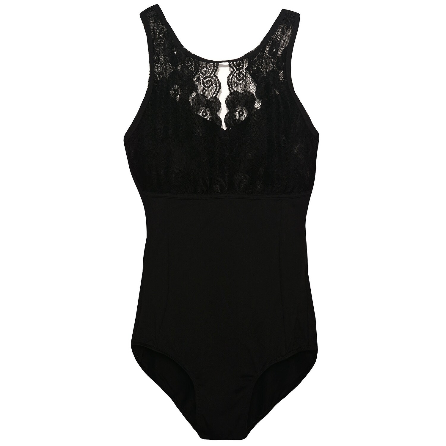 black dance leotard