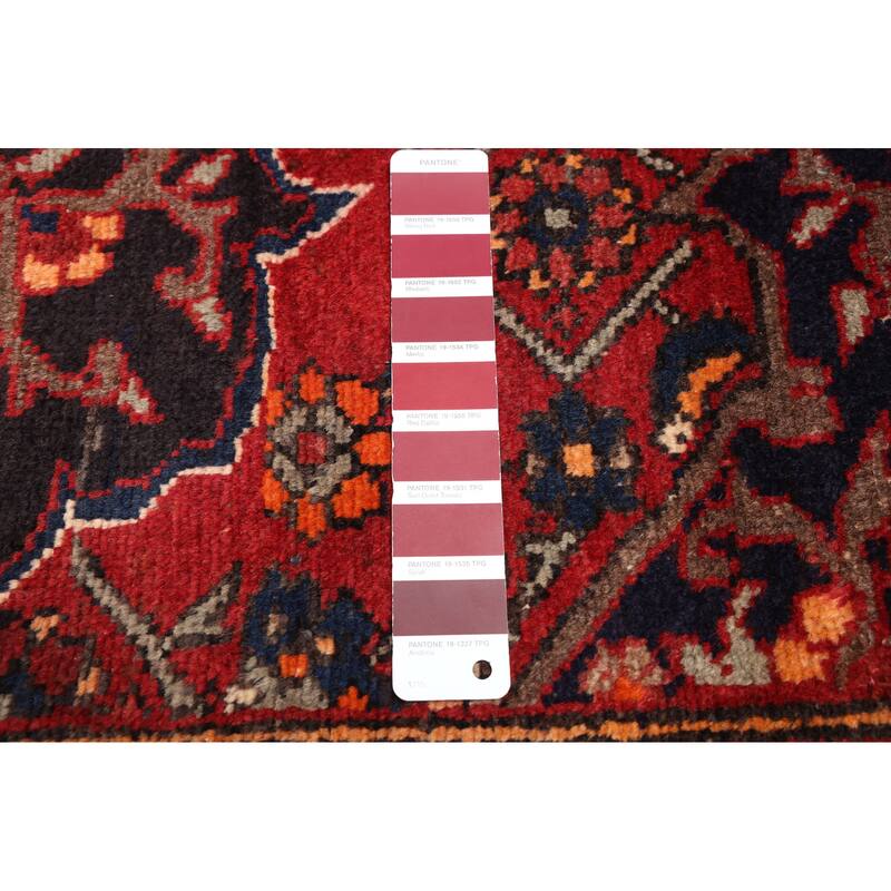 ECARPETGALLERY Hand-knotted Anatolian Vintage Red Wool Rug - 4'1 x 6'4