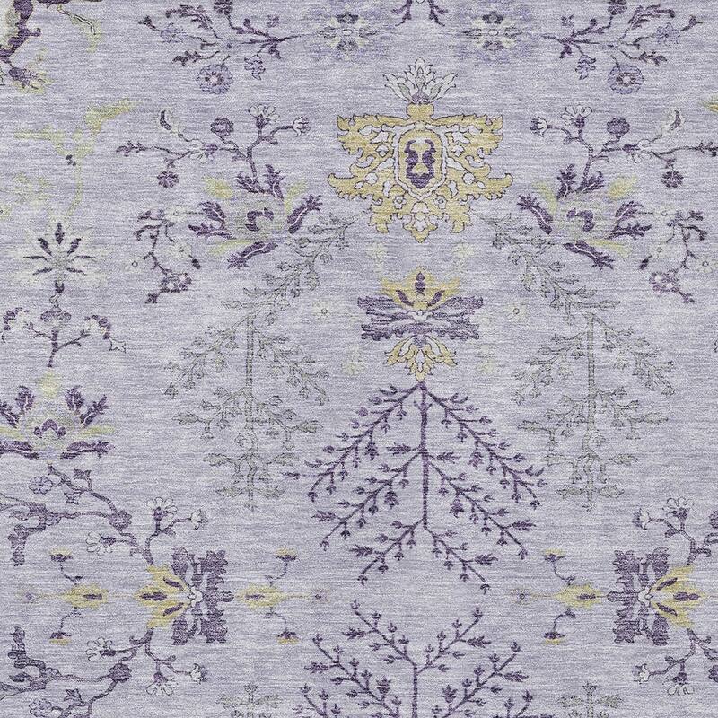 HomeRoots Floral Transitional Rectangle Outdoor Rug