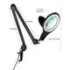 preview thumbnail 4 of 2, Brightech Lightview Pro 33 in. Classic Black Plug-in Adjustable Swing Arm Integrated 2.25X Magnifying LED Desk Clamp Lamp