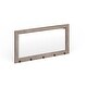 preview thumbnail 16 of 28, The Gray Barn Victorville Pub Mirror with 5 Metal Hooks - 36x18 gray