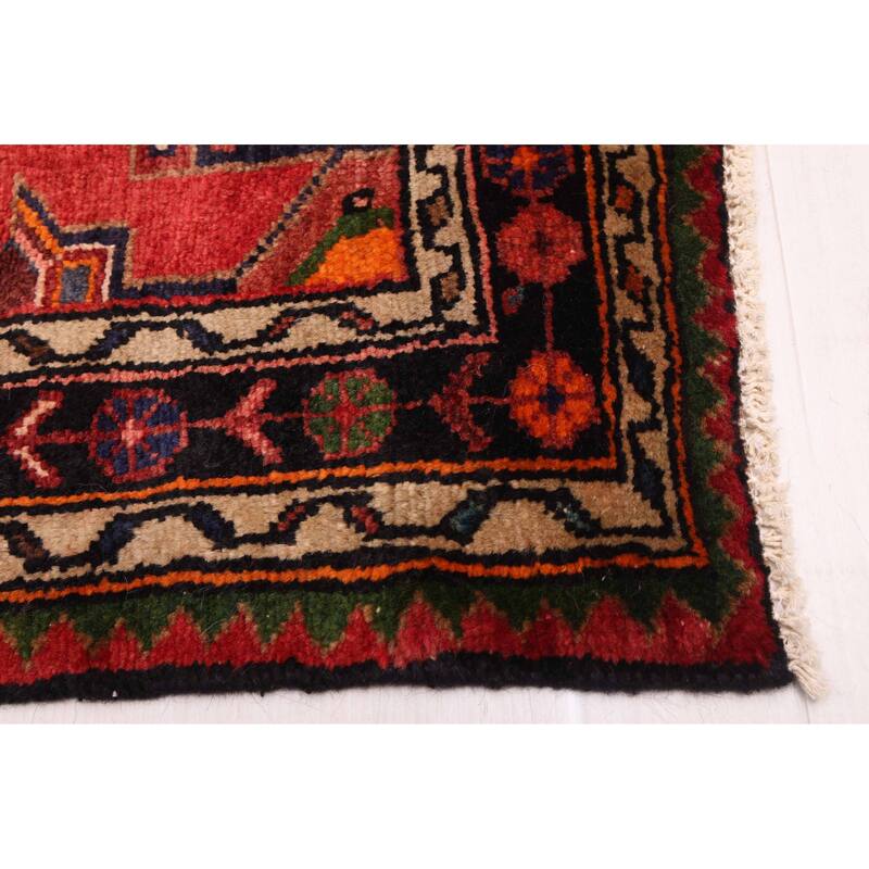 ECARPETGALLERY Hand-knotted Anadol Red Wool Rug - 3'6 x 7'1