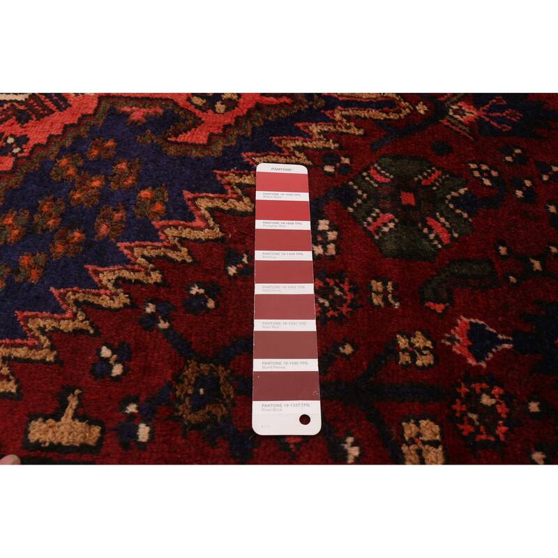 ECARPETGALLERY Hand-knotted Andelz Red Wool Rug - 3'5 x 6'6