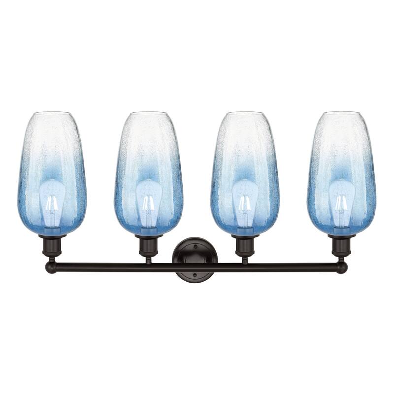 Innovations Lighting Endless Possibilities Edison - Brookhaven Flute - 4 Light 34" Bath Vanity Light