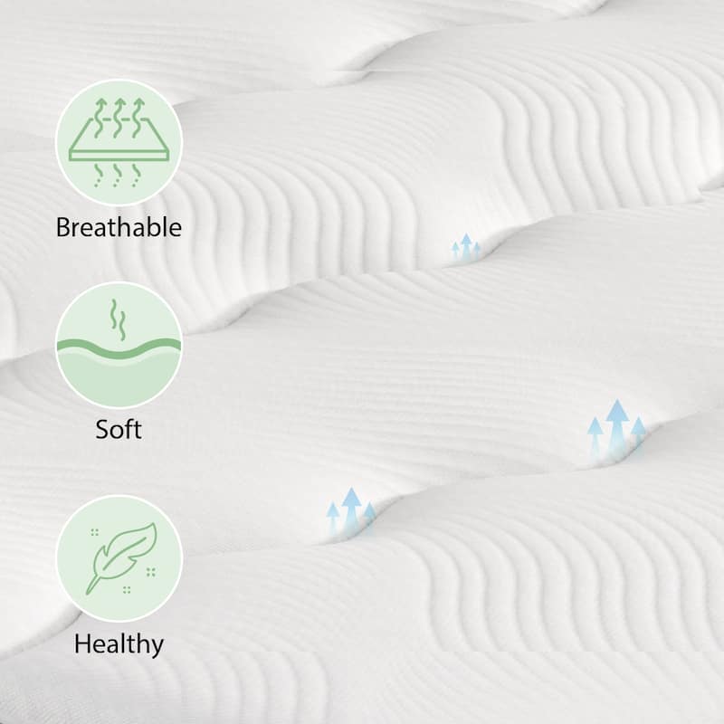 Novilla 10-inch Cooling Gel Medium Hybrid Innerspring Mattress