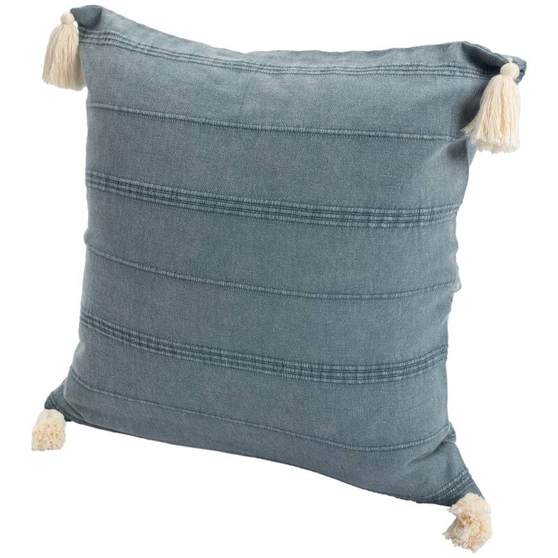 Sevita Subtle Striped Turkish Cotton Throw Pillow