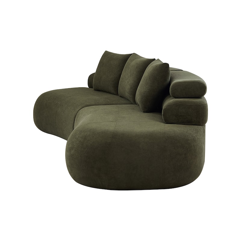 Christopher Knight Home - Compressed Modern Upholstered Modular Sectional Sofa