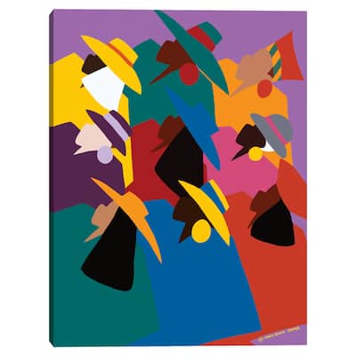 Sisters of Courage by Synthia SAINT JAMES Canvas Art Print