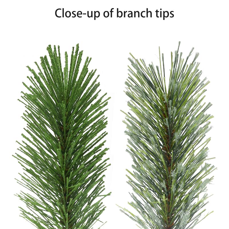 Puleo International 4.5' Pre-Lit Artificial Oklahoma Pine Tree