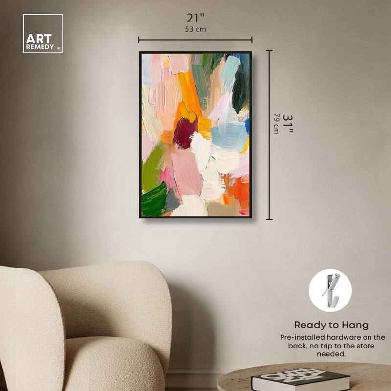 Chromatic Surge IV Canvas by Art Remedy