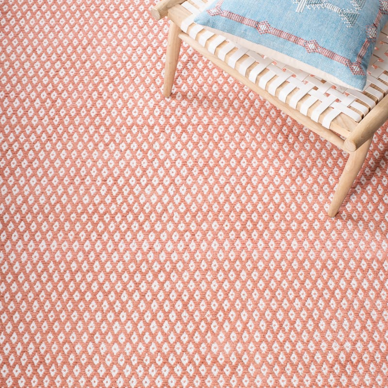 SAFAVIEH Handmade Boston Shirine Coastal Cotton Flatweave Rug