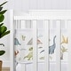 preview thumbnail 4 of 4, Sweet Jojo Designs + BreathableBaby Breathable Mesh Crib Liner Watercolor Dinosaur Dino Boy Animal Modern Jurassic - Multicolor