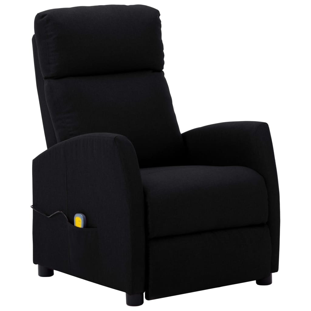 vidaXL Massage Recliner Chair Adjustable Push Armchair for Elderly Fabric - 26.4" x 33.9" x 39.4"