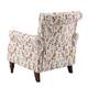 HULALA HOME Nailhead Trim Traditional Accent Armchair with Rolled Arms