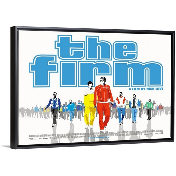 Shop The Firm 2009 Black Float Frame Canvas Art Overstock 26974144