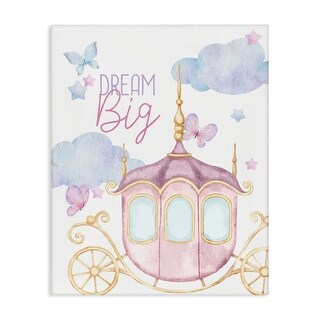 Stupell Dream Big Fantasy Carriage Canvas Wall Art Design By Kim Allen ...