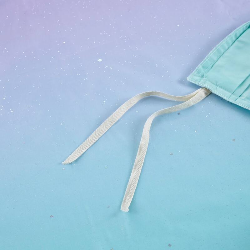 Sparkle Metallic Glitter Printed Reversible Duvet Cover Set by Intelligent Design