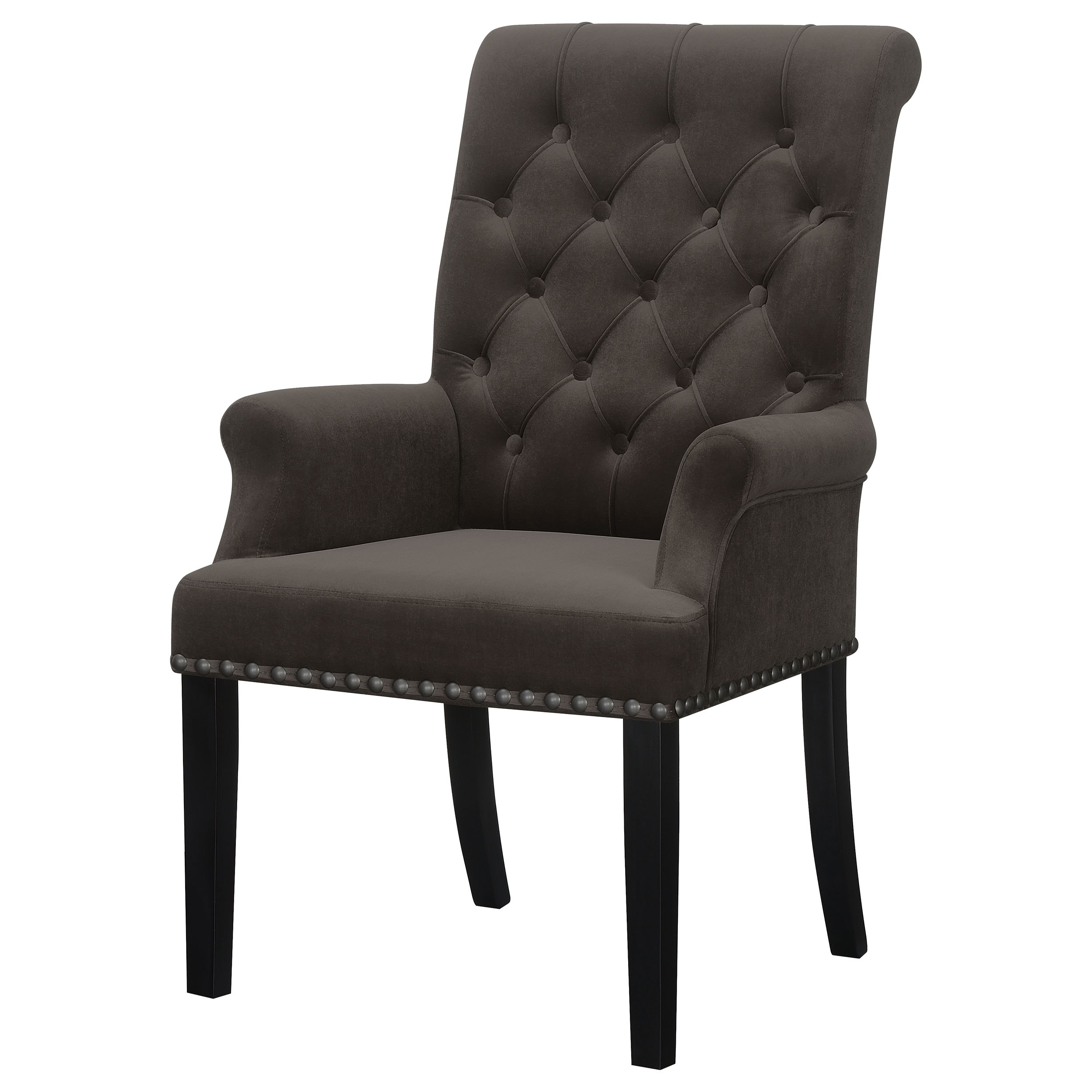 Alana Tufted Upholstered Dining Armchair with Padded Seat and Back  -image