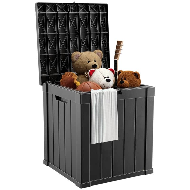 Outdoor Patio Storage Resin Lockable Deck Box