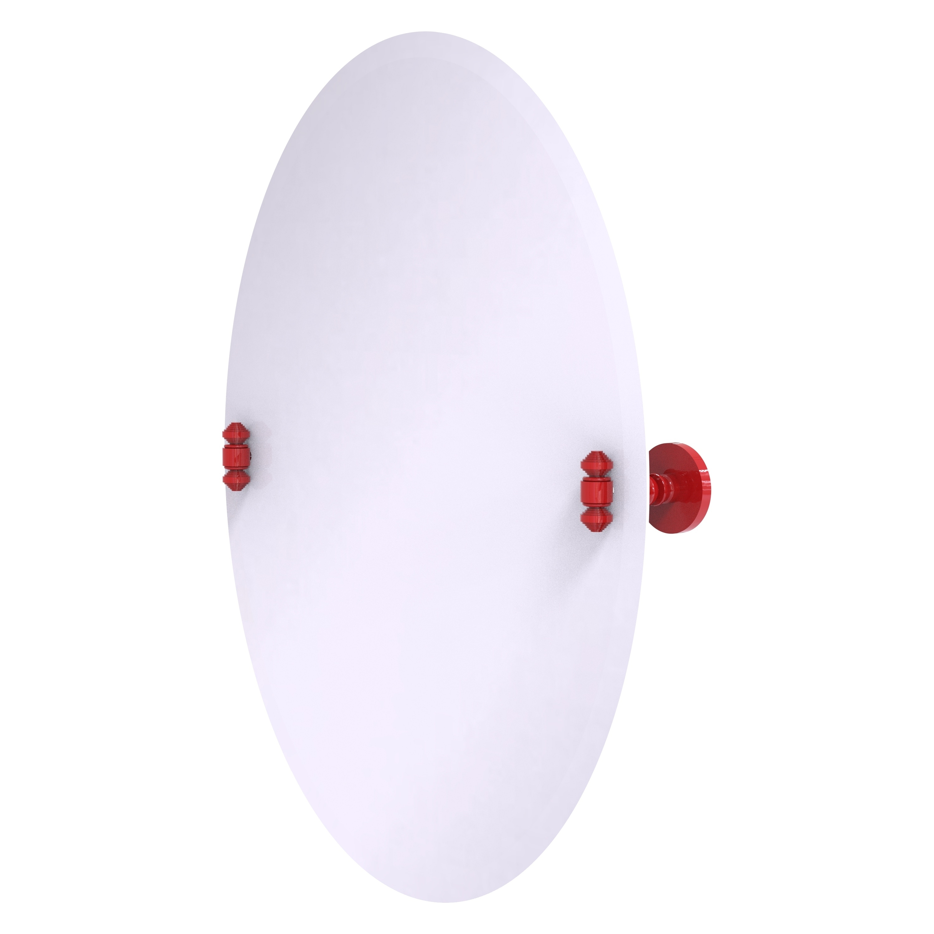 Allied Brass Frameless Oval Tilt Mirror with Beveled Edge