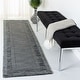 preview thumbnail 8 of 38, SAFAVIEH Handmade Impressions Skyla Modern Wool Rug 2'3" x 8' Runner - Charcoal/Blue - Runner