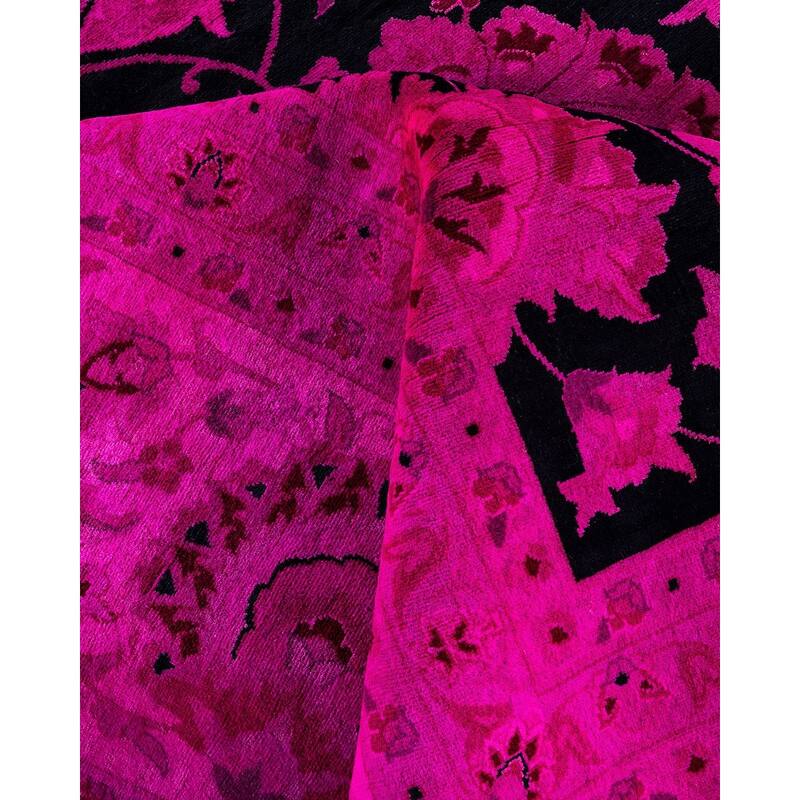 Fine Vibrance One-of-a-Kind Hand-Knotted Area Rug - Pink, 12' 2" x 18' 5" - 12' 2" x 18' 5"