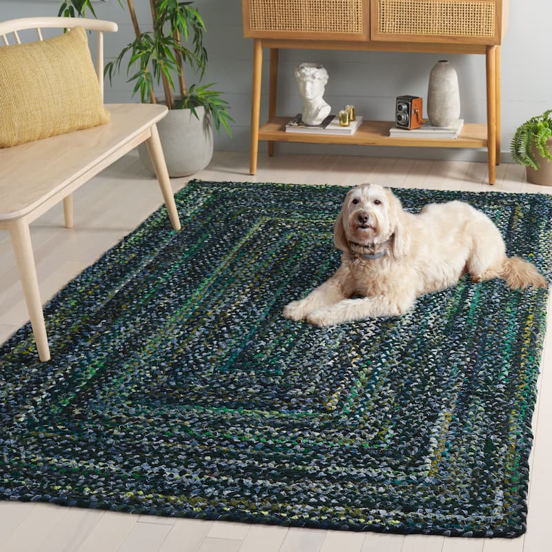SAFAVIEH Georgine Handmade Nanny Braided Bohemian Cotton Rug